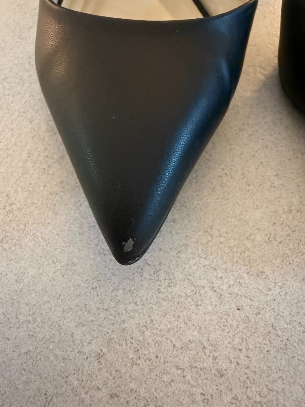 Jessica Simpson Nettles Black Pumps Pointed Toe Heels Size 7 - Picture 5 of 6